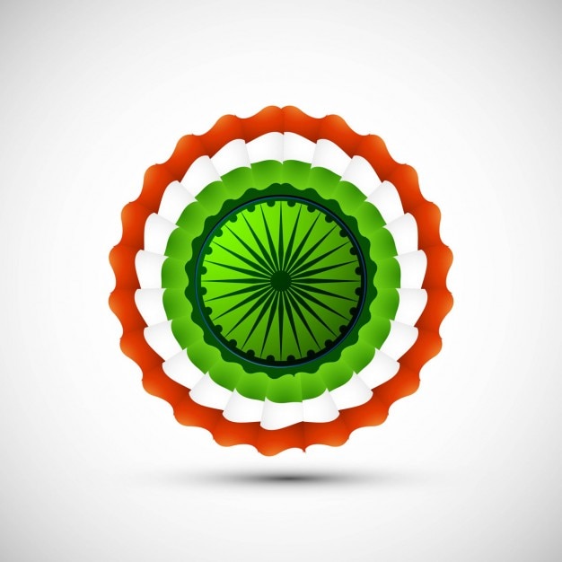 Free vector indian flag theme design