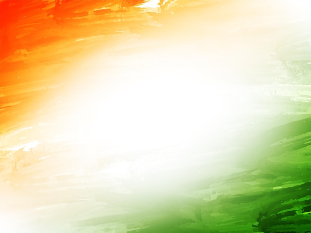 Free vector indian flag theme independence day 15th august celebration background