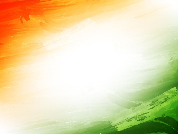 Free vector indian flag theme independence day 15th august celebration background