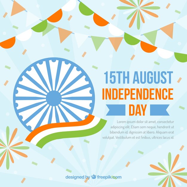 Indian independence day background