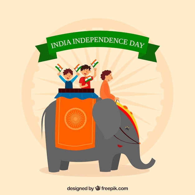 Indian independence day background