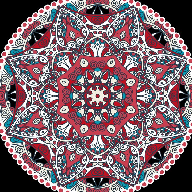 Indian Mandala ornament