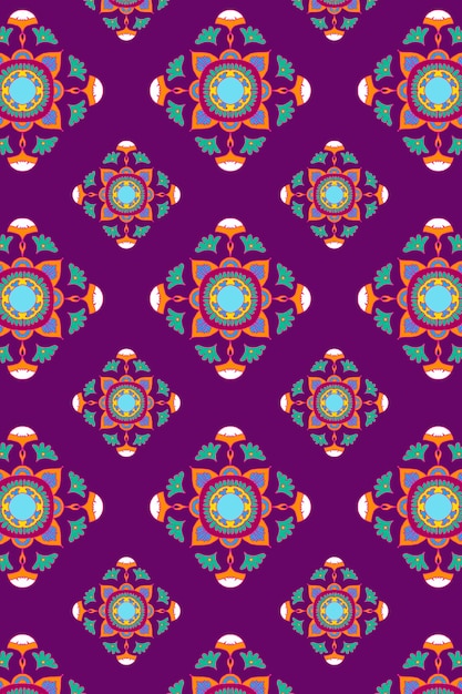 Free vector indian mandala vector pattern background