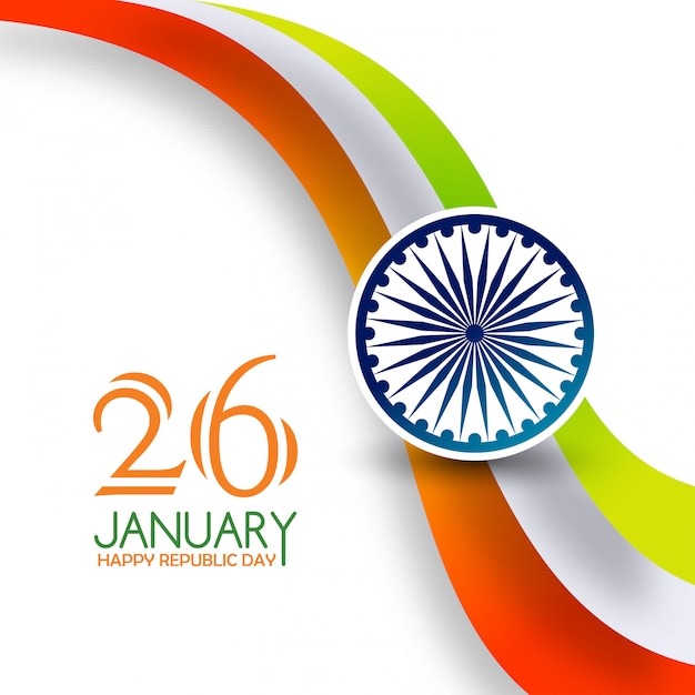 Indian republic day 26th January Tiranga Background