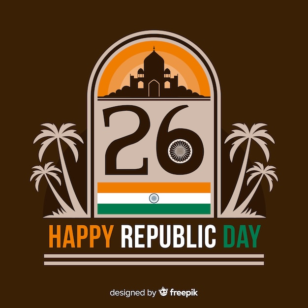 Indian republic day background