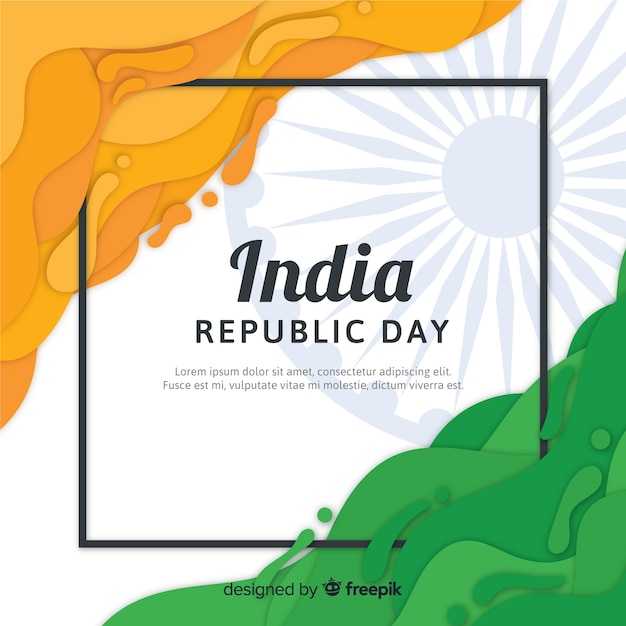 Indian republic day background