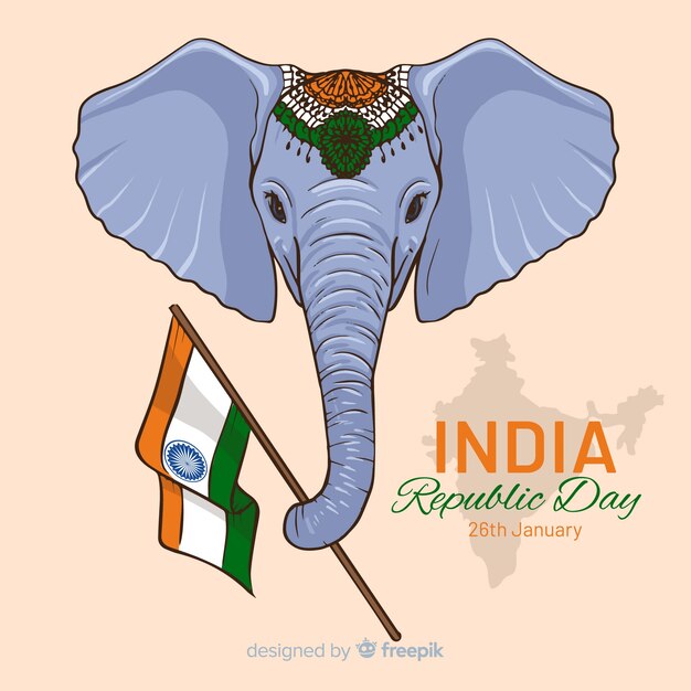 Indian republic day background