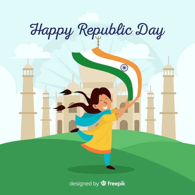 Indian republic day background