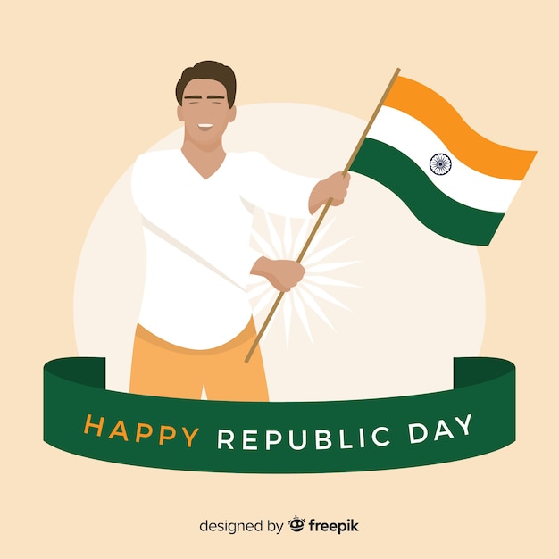 Indian republic day background