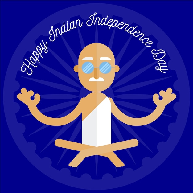 Free Vector indian republic day in flat design