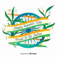 Free vector indian republic day