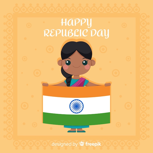 Free vector indian republic day