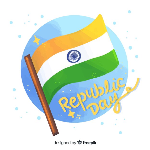 Free vector indian republic day