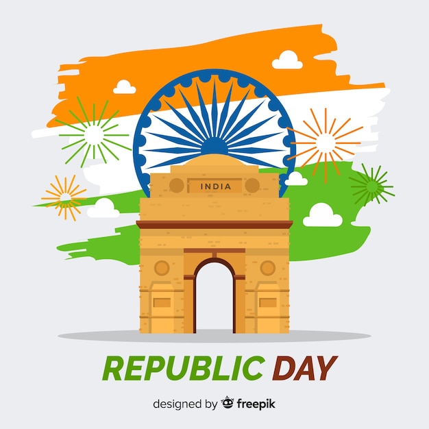 Free vector indian republic day