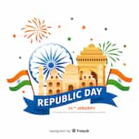 Free vector indian republic day