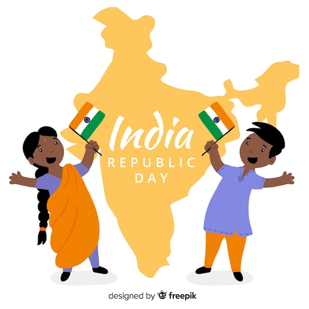 Free vector indian republic day