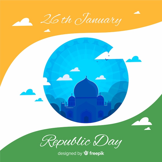 Free vector indian republic day