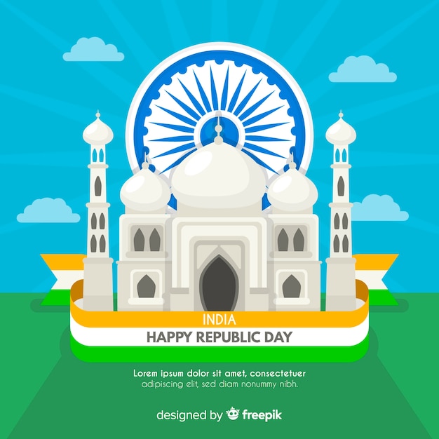 Free vector indian republic day