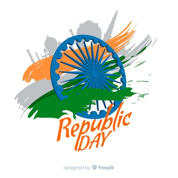 Free vector indian republic day