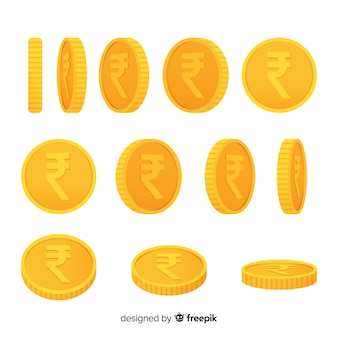 Set di monete rupia indiana