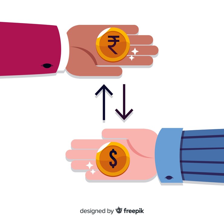 मुफ़्त वेक्टर indian rupee currency exchange
