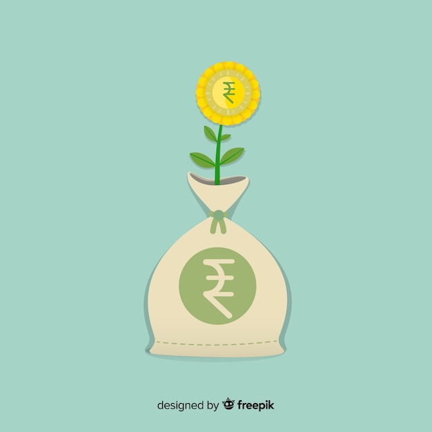 Индийская рупия инвестиционной концепции