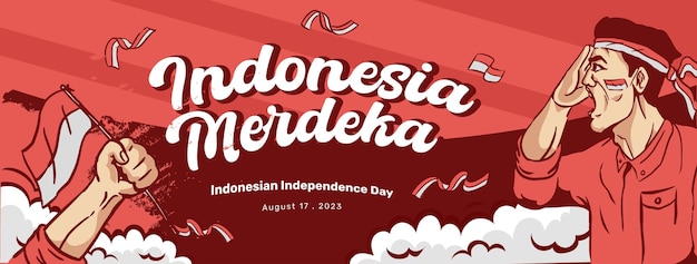 Free vector indonesia's 78th years independence day celebration background