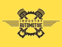 Industry automotive auto service logo