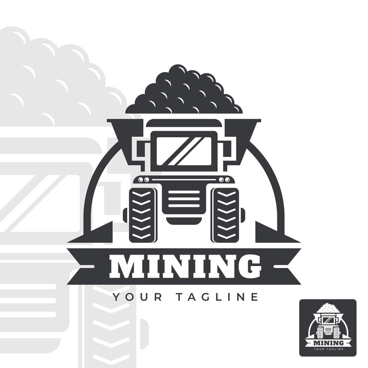 Free Vector industry flat logo template
