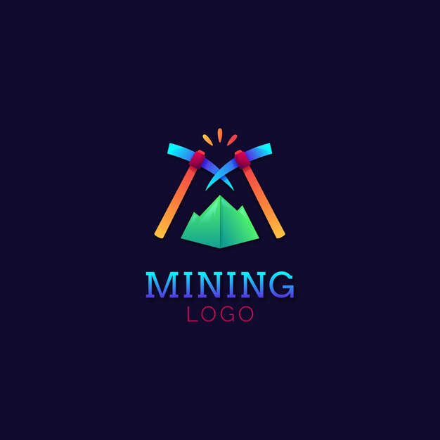 Industry gradient mining logo