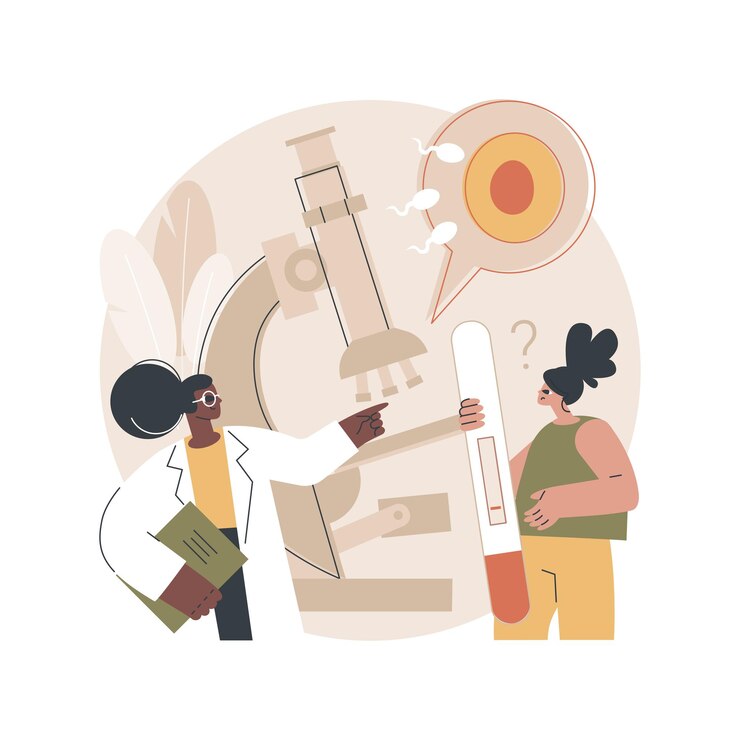 Free Vector infertility diagnosis abstract concept illustration