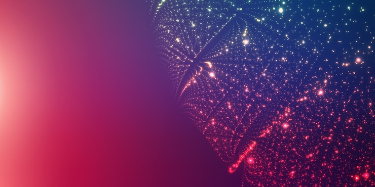 Free Vector  infinite space background. 