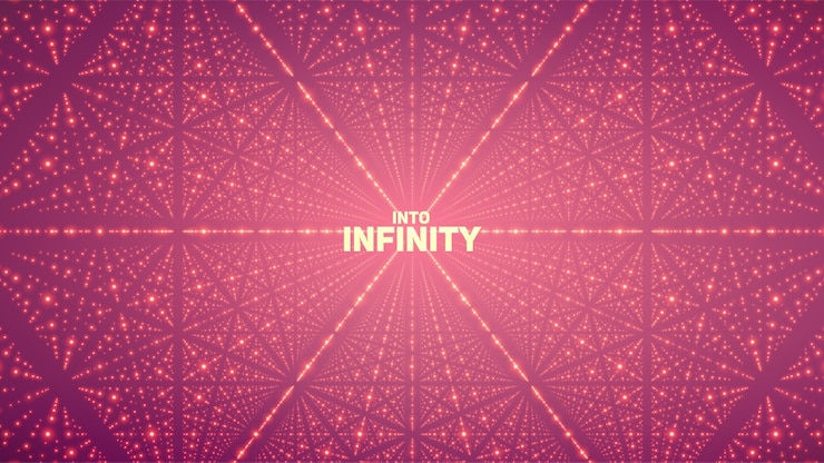 Free Vector infinite space background