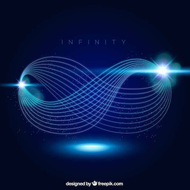 Free vector infinity lens flare symbol