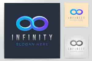Free vector infinity logo ideas.. inspiration logo design. template vector illustration