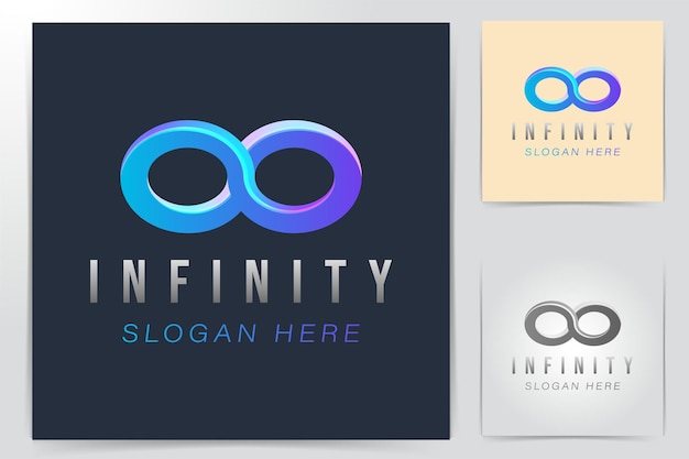 Идеи логотипа Infinity .. Дизайн логотипа вдохновения. Шаблон векторные иллюстрации