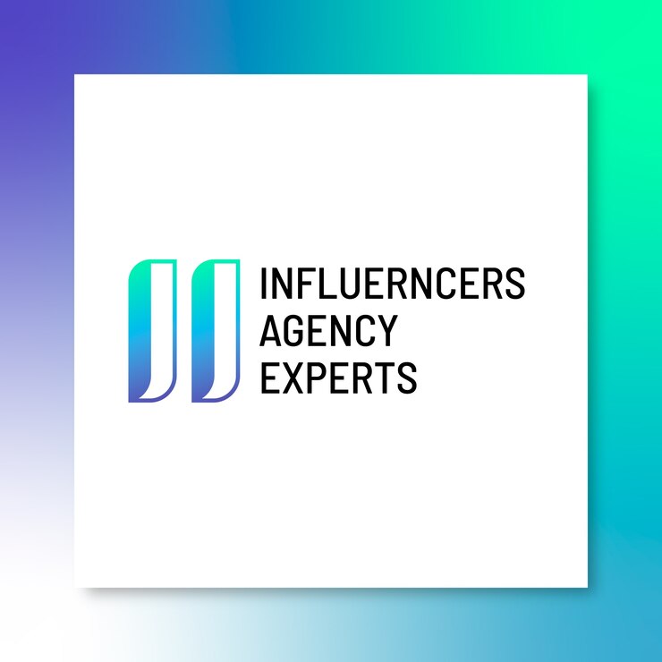 Бесплатный Вектор шаблон дизайна логотипа influencer