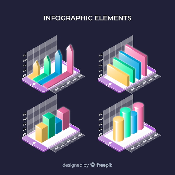 Free Vector infografic element collection