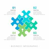 Free vector infograhic template design