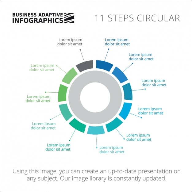 Vettore gratuito disegno del modello infograhic