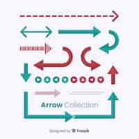 Free vector infographic arrow collection