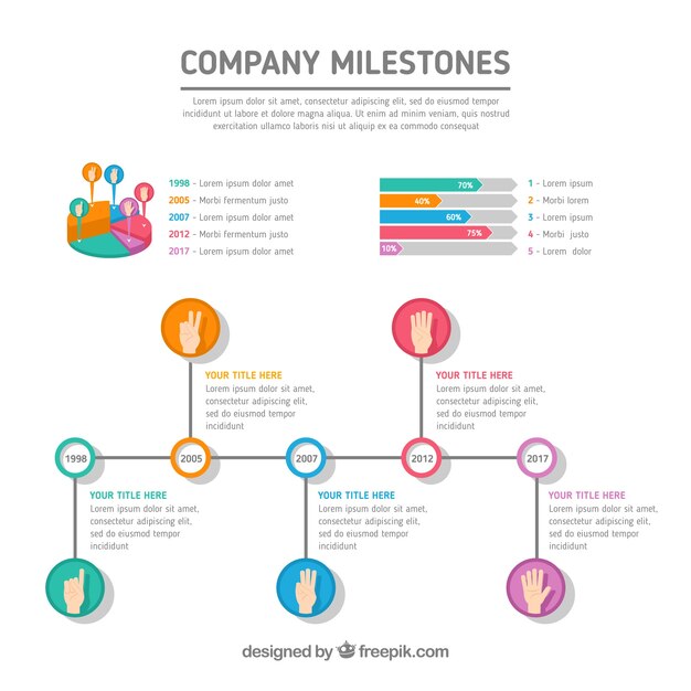 Disegno di sfondo infografico