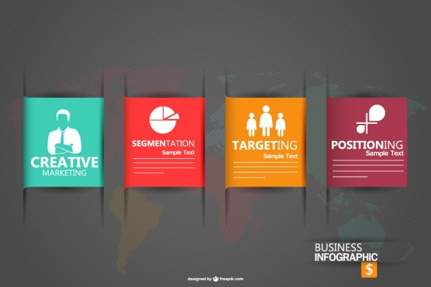 Infographic business graphic vector