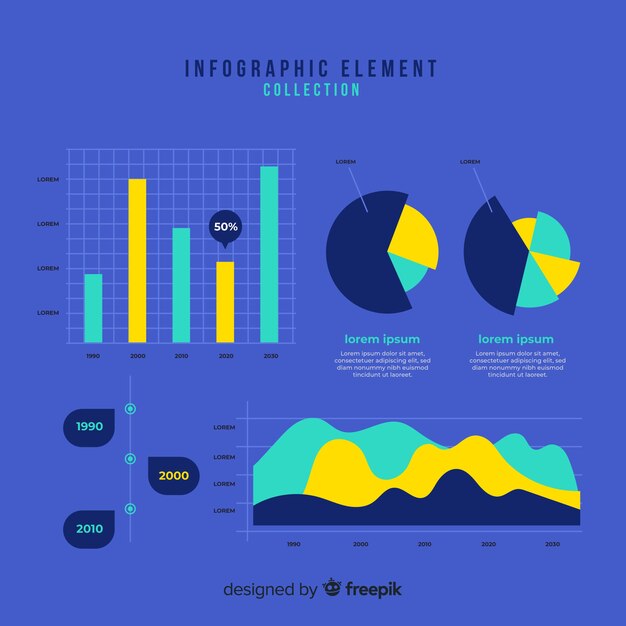 Vettore gratuito infographic elemento collectio