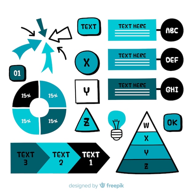 Infographic element collection