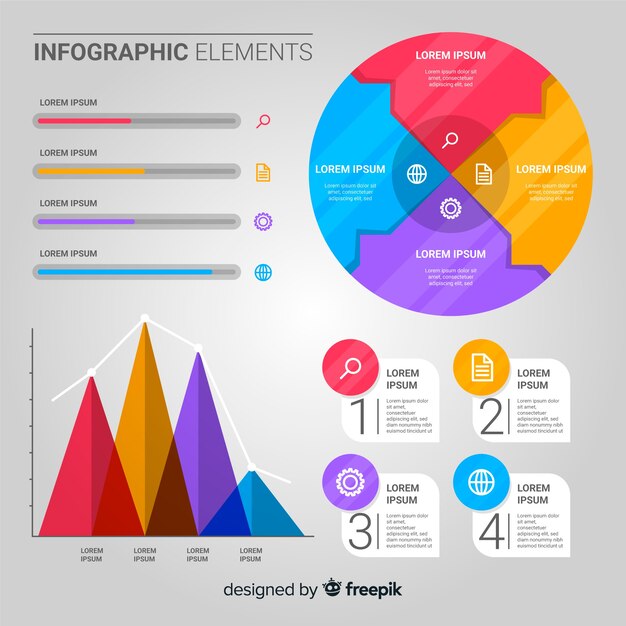 Коллекция элементов инфографики