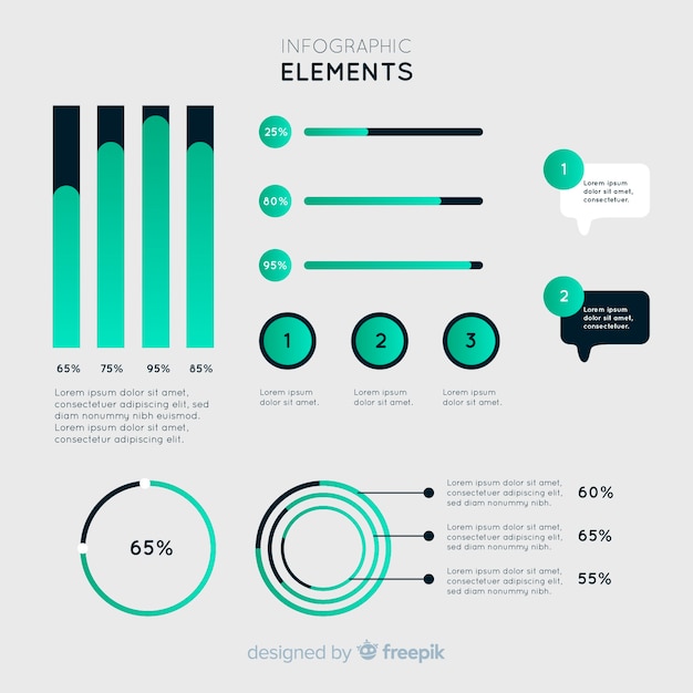 Infographic element collection