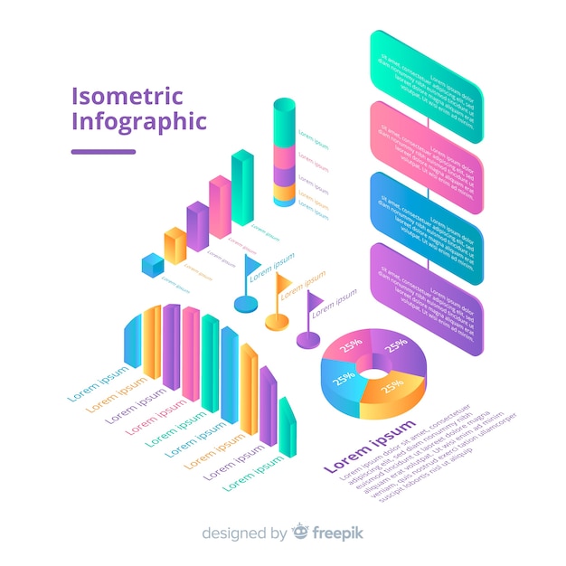 Vettore gratuito raccolta di elementi infografici