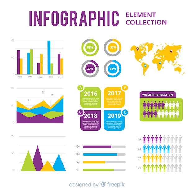 Infographic element collection