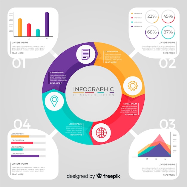 Infographic element collection